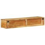 VidaXL Meuble TV mural 100x30x19 cm bois massif d'acacia