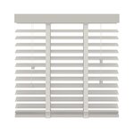 Decosol Store horizontal Bois 50 mm 60x180 cm Blanc