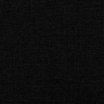 vidaXL Cadre de lit Dover noir 140x200 cm tissu