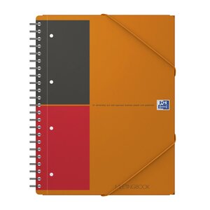 MEETINGBOOK A4+ 160p 90g lignée 6mm couverture polypro OXFORD