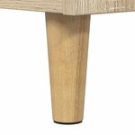 vidaXL Maison pour chat Sonoma 42 5 x 40 x 53 cm Bois d'ingénierie