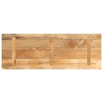 vidaXL Dessus de table 140x50x2 5cm rectangulaire bois massif manguier