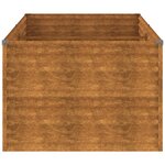 vidaXL Lit surélevé de jardin 196x100x69 cm acier corten