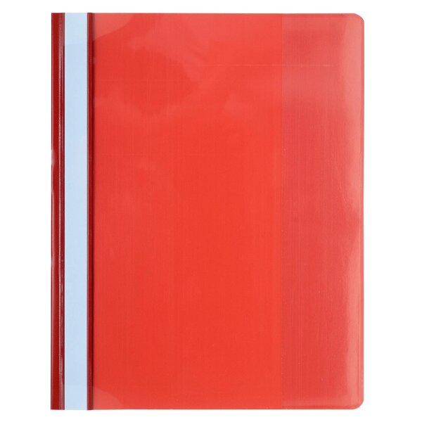 Chemise De Présentation À Lamelles Pvc Premium - A4 - Rouge - X 10 - Exacompta
