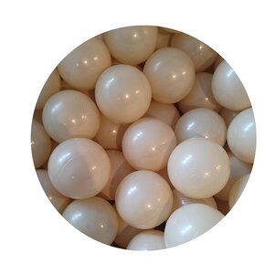 Lot de 50 balles beige métallisé
