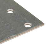 vidaXL Plaques perforées 40 Pièces 2 mm 200x60 mm acier galvanisé