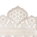 vidaXL Cloison de séparation 5 panneaux Blanc 200x165 cm Bois manguier