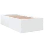 vidaXL Cadre de lit sans matelas blanc 100x200 cm