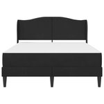 vidaXL Cadre de lit avec tête de lit Noir 140 x 190 cm Velours