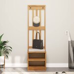 vidaXL Portemanteau SANDNES 45x40x159 5 cm bois massif pin
