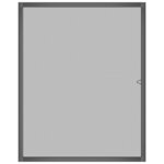 vidaXL Moustiquaire pour fenêtres Anthracite 80x100 cm