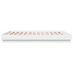 vidaXL Cadre de lit blanc 200x200 cm bois d'ingénierie
