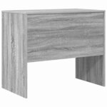 vidaXL Bureau Sonoma gris 90 x 50 x 76 cm Bois d'ingénierie