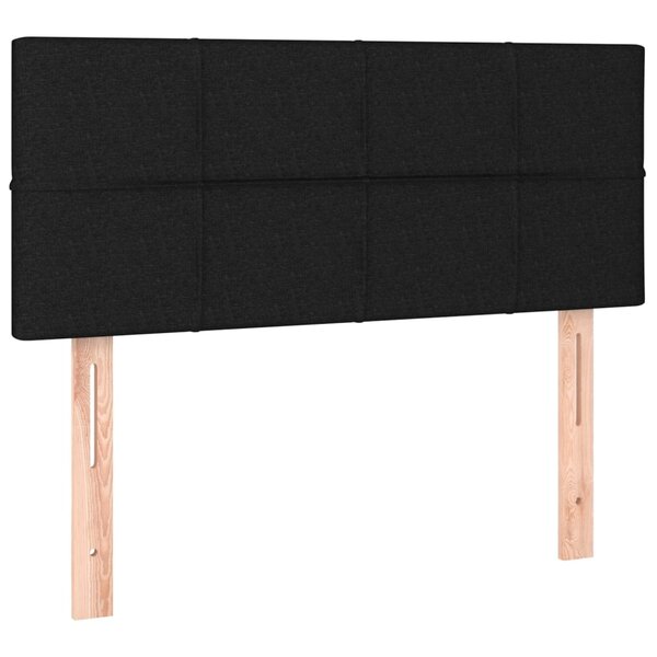 vidaXL Tête de lit Noir 90x5x78/88 cm Tissu