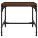 vidaXL Table basse Chêne marron 50x50x35 cm Bois d'ingénierie