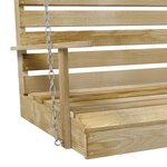 vidaXL Balancelle 110 cm Bois de pin imprégné