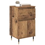 vidaXL Buffet Bois Ancien 40 x 35 x 70 cm Bois d'ingénierie et fer