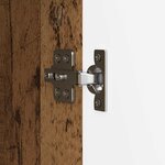 vidaXL Meuble TV Bois ancien 99 x 34 5 x 50 cm Bois d'ingénierie