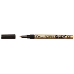 Marqueur Super Color permanent Pointe Fine Or PILOT