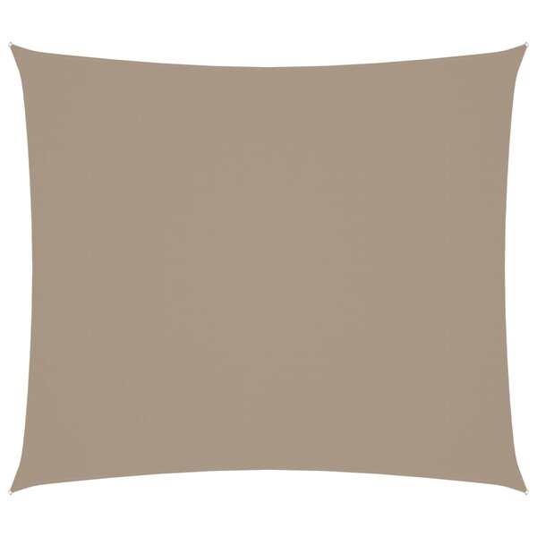 vidaXL Voile de parasol tissu oxford rectangulaire 2x2 5 m taupe