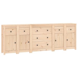 vidaXL Buffet 230x35x80 cm Bois massif de pin