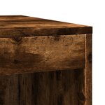 vidaXL Meuble de bac à litière pour chat chêne fumé bois d'ingénierie