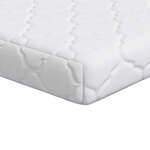 vidaXL Matelas Blanc 120 x 60 cm Mousse