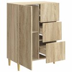vidaXL Buffet Chêne Sonoma 66 x 34 5 x 90 cm Bois d'ingénierie