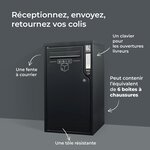Boîte aux lettres et colis 2-en-1 connectée Boks One (RAL 7016)