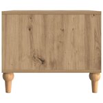 vidaXL Table basse Chêne artisanal 90 x 50 x 40 cm Bois d'ingénierie