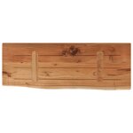 vidaXL Étagère murale rectangulaire massif acacia bordure assortie