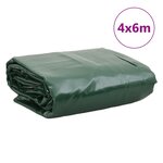 vidaXL Bâche vert 4x6 m 650 g/m²