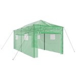 vidaXL Serre avec toit Vert 290 x 580 x 315 cm Acier