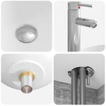 vidaXL Vanité de lavabo mural Sonoma gris 49 5 x 44 5 x 65 cm