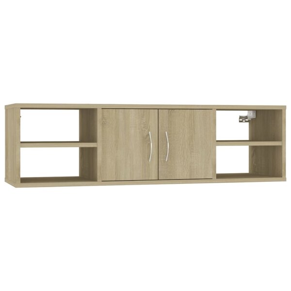 vidaXL Étagère murale Chêne sonoma 102x30x29 cm Bois d’ingénierie