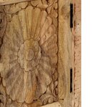 vidaXL Table de chevet Bois de manguier massif 40x30x50 cm