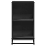 vidaXL Bibliothèque noir 40x35x76 cm bois d'ingénierie