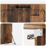 vidaXL Meuble TV mural Bois ancien 98 x 41 x 30 cm Bois d'ingénierie