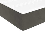 vidaXL Matelas de lit à ressorts ensachés 120x210x20 cm velours