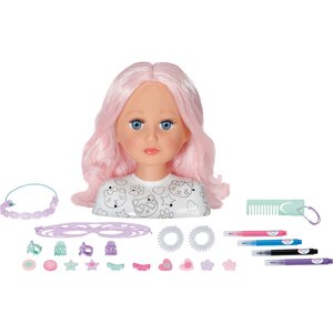 Zapf Creation 836033 - Baby born Tête de Coiffure Créatif