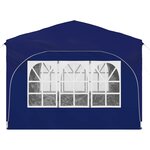 vidaXL Tente de fête pop-up 290 x 290 x 245 cm Bleu