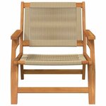 vidaXL Mobilier de jardin 2 Pièces Beige 78 x 67 x 73cm