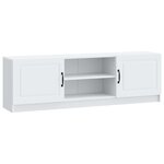 vidaXL Meuble TV Blanc 150 x 31 x 47 cm Bois d'ingénierie