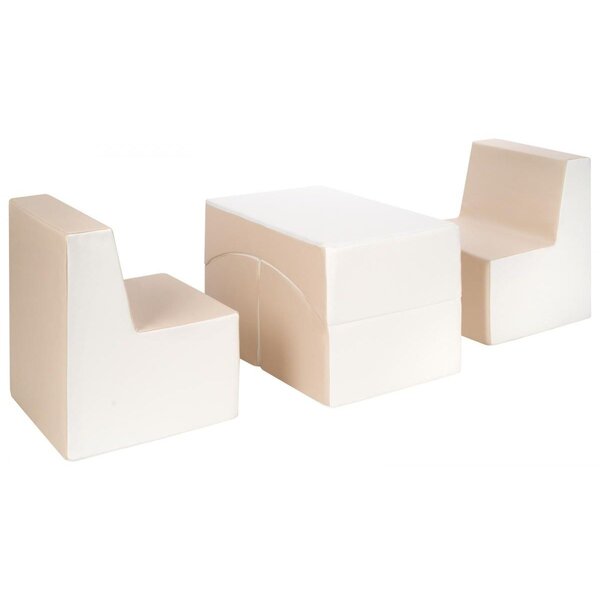 Ensemble de fauteuils chambre enfant blanc  cappuccino