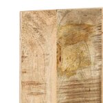 vidaXL Tête de lit 160 cm bois de manguier brut massif