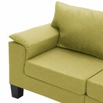 vidaXL Canapé Vert tissu