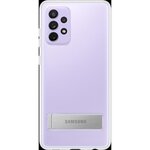Clear standing cover galaxy a72 transparent