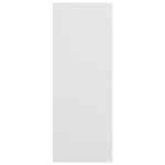 vidaXL Table console blanc 78x30x80 cm bois d'ingénierie