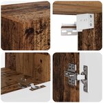 vidaXL Ensemble meuble TV 6 Pièces Bois Ancien Bois d'ingénierie