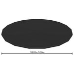 Bestway couverture de piscine flowclear fast set 555 cm
